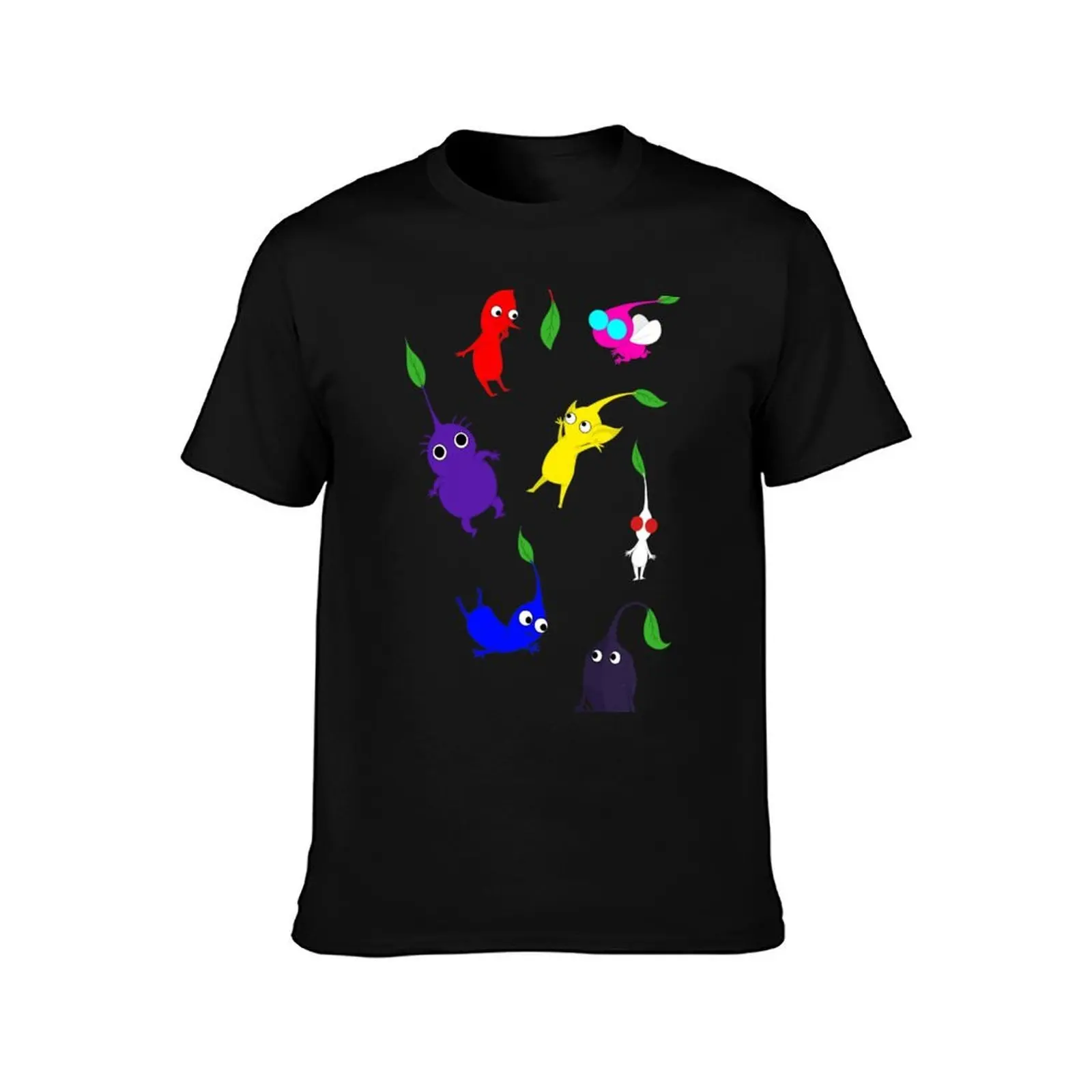 Pikmin T-Shirt Large Size Casual Short Sleeve Top T-Shirt