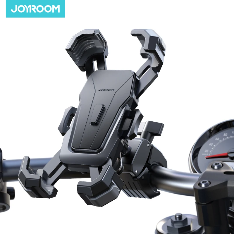 Joyroom Bike Phone Holder, 360° Rotatable Motorcycle Mount with Shockproof Anti-Shake for 4.7-7 inch IPhone/Samsung/Android