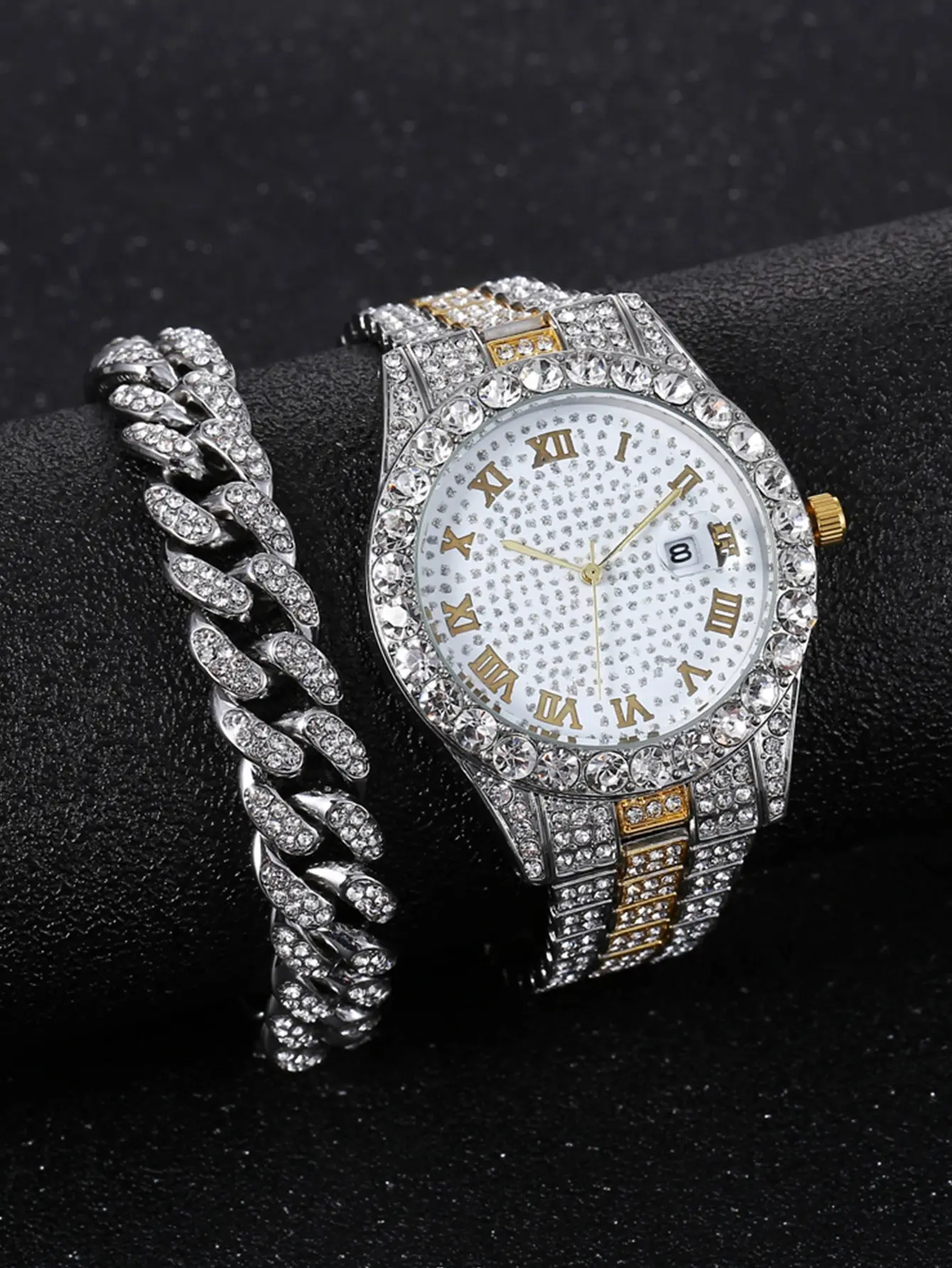 

Diamond Men Women Watches Gold Watch Ladies Wrist Watch Luxury Rhinestone Unisex Bracelet Watches Female Clock Relogio Feminino