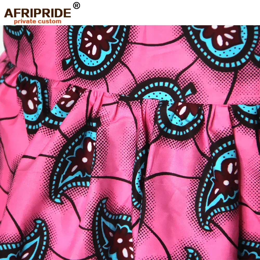 African print dresses for women ankara fabric dashiki dress Petal Sleeve party wedding A-line dress AFRIPRIDE S1825033