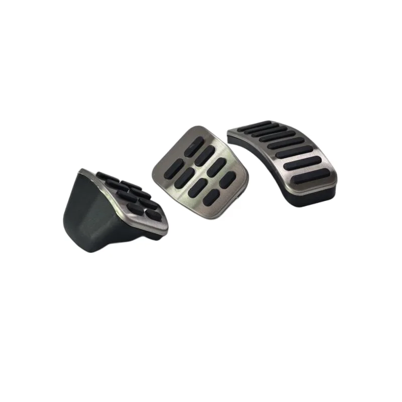Juego de 3 uds de Pedal Manual de goma con estilo Audi TT (LHD) para Volkswagen VW Polo 9N 9N3 New Beetle Lupo