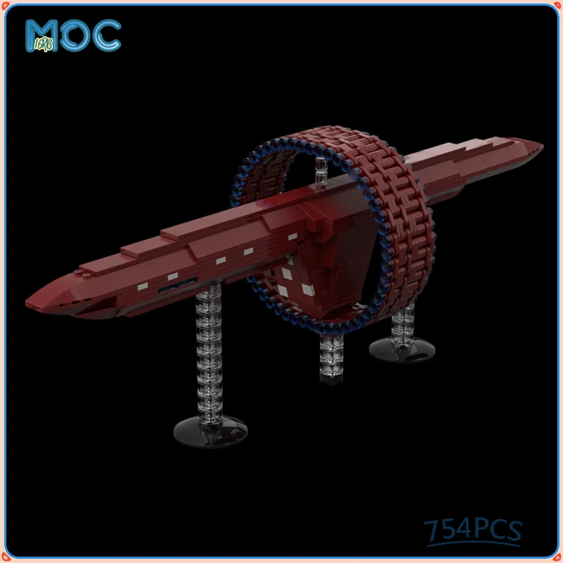 NEW Plan MOC Spaceship Model Vulcaned Suuroked Class Building Block DIY Modular Bricks Assembly Collection Set Toys Xmas Gifts