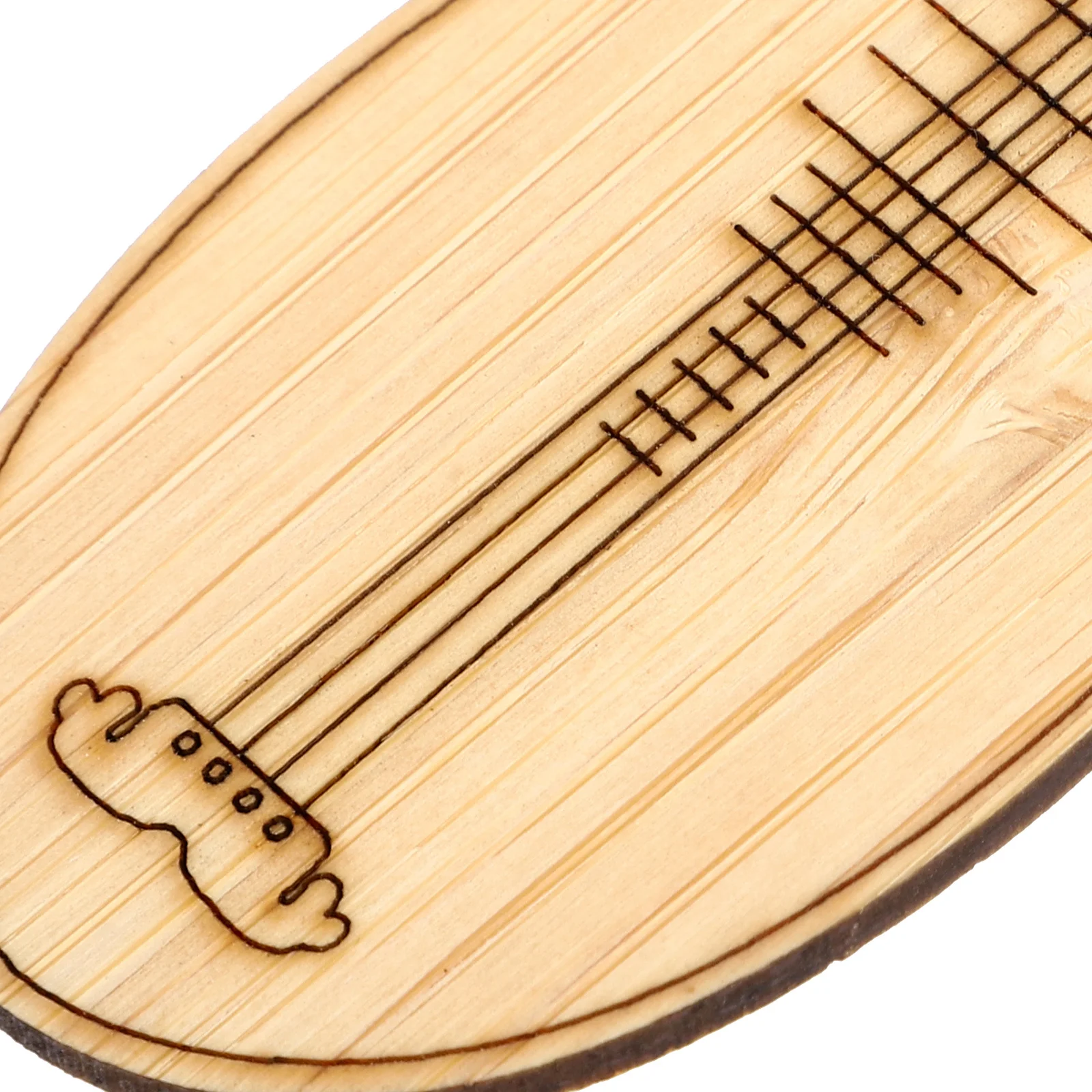 

4Pcs Premium Bamboo Bookmarks with Pipa Design Smooth Finish Reusable Page Markers for Office School Reading Lovers