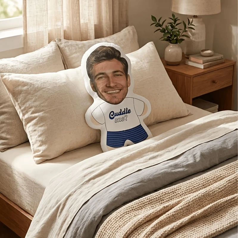 1pc - Customized Throw Pillow, Custom 