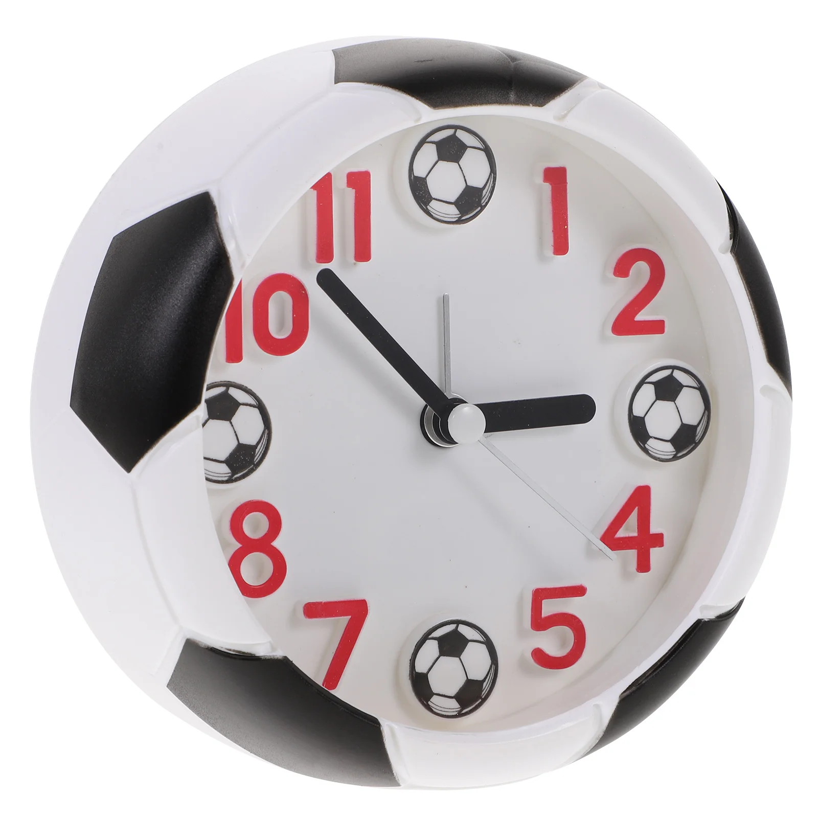 

Football Shape Alarm Clock Creative Soccer Bedside Student Wake-Up Timepiece Decorative Room Desktop Silent