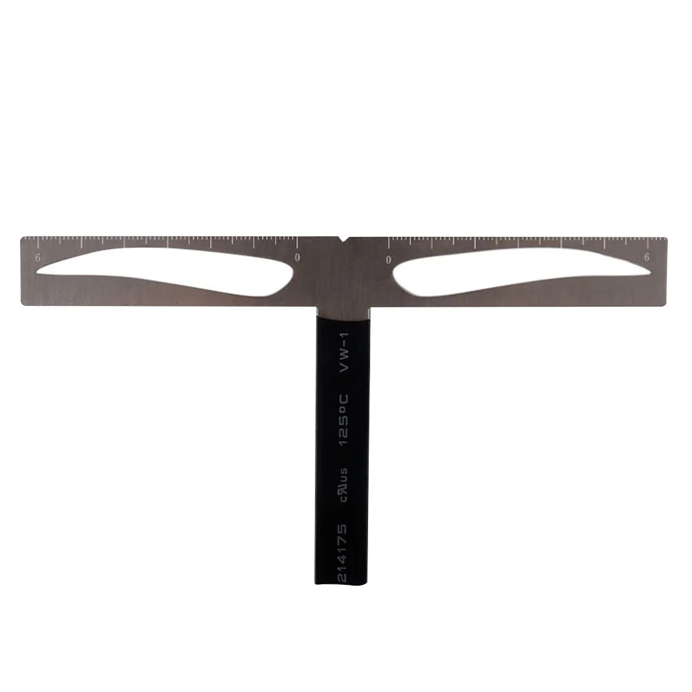 ชุดเครื่องมือวัดตำแหน่งคิ้วแบบสามจุด ใช้ซ้ำได้ สำหรับการสร้างคิ้วสมมาตรอย่างเป็นธรรมชาติ