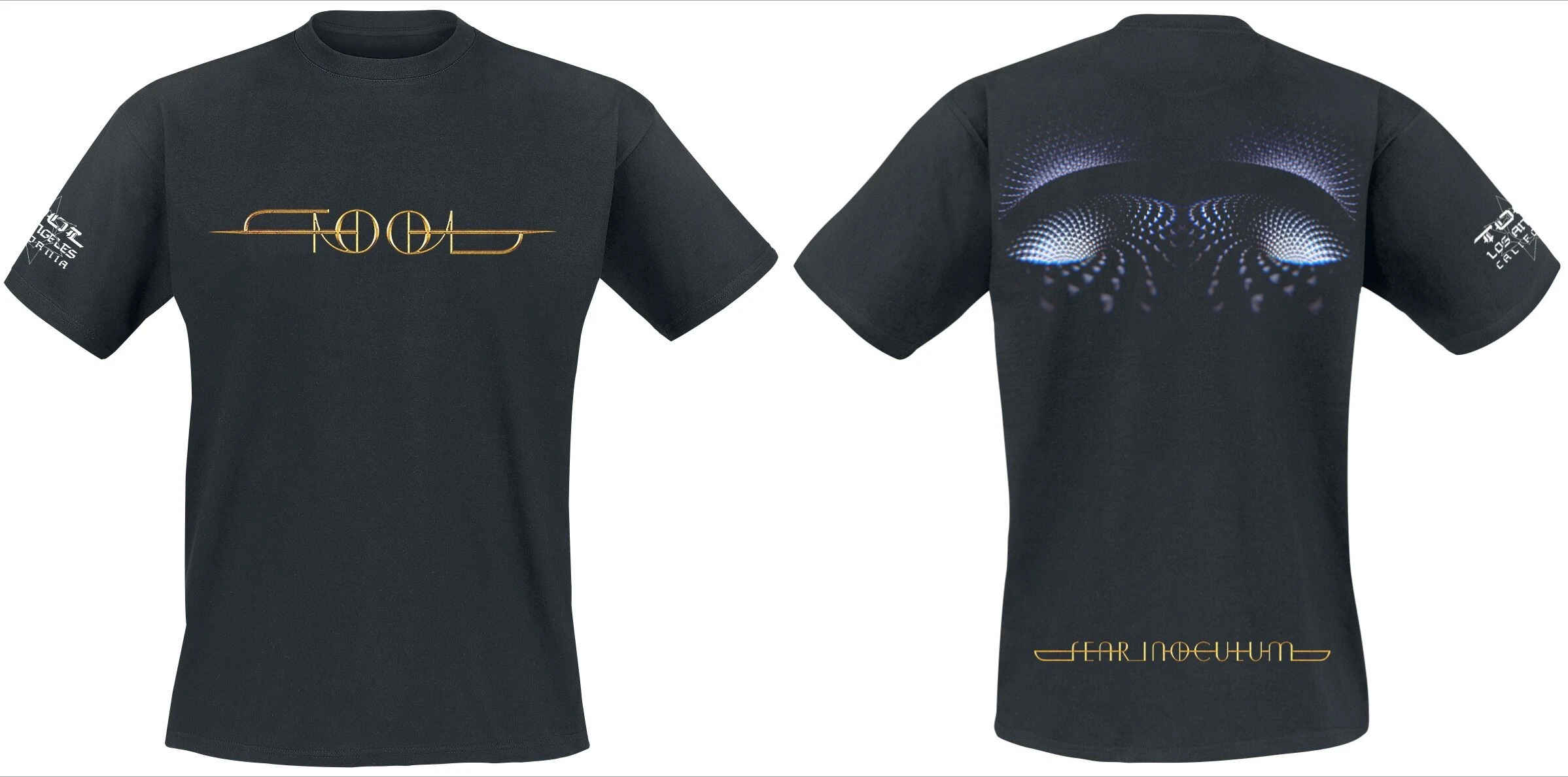Unisex Cotton T-shirt Tool Band Box Logo & Flame Eye Graphic Tee Progressive Metal Streetwear