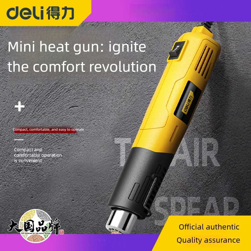 

Deli Industrial Hair dryer Heat Gun Hot Air Gun Air dryer for soldering Thermal blower Soldering station Shrink wrapping Tools