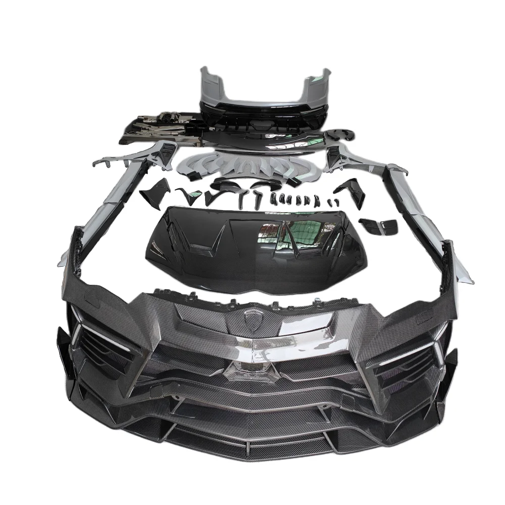 جديد لامبورغيني URUS M نمط الجيل الثالث طقم الجسم من ألياف الكربون الجافة مع المصد الأمامي الناشر الخلفي التنانير الجانبية واقي الطين