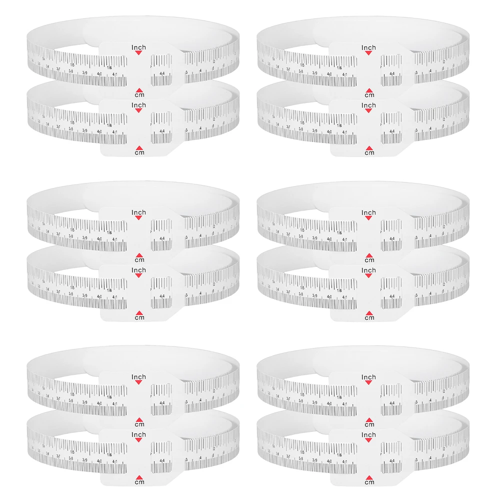 

12Pcs Infant Head Circumference Measuring Tape Soft Flexible Baby Growth Ruler for Head Chest Waist Body Measurement Newborn