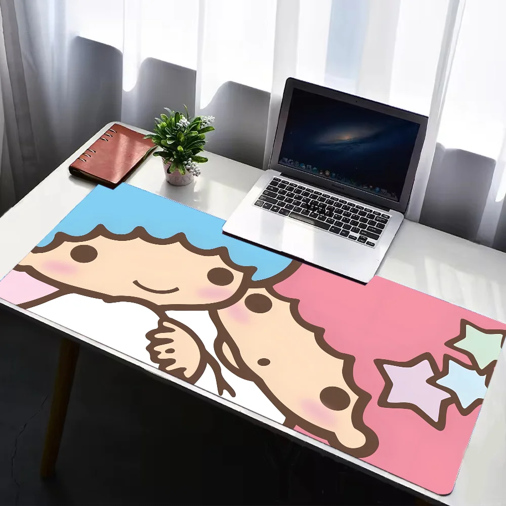 L-Little Twin S-Stars Mousepad Mouse Pad Laptop Gaming Accessories Mousepad Large Desk Mat Computer Gamer Keyboard Rug Carpet