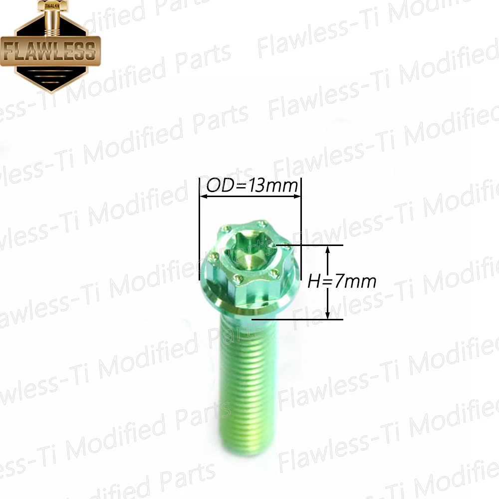Sempurna M8x15-120 Gr5 Titanium, pegangan pipa depan belakang Caliper Shock braket dudukan baut untuk Yamaha Xmax 300 Vespa Sprint 150