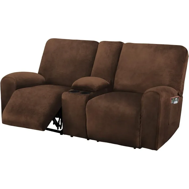 

Откидное сиденье Love Seat с чехлом на средней консоли, бархатный эластичный 2-местный чехол для двухместного сиденья, плотный мягкий, Wa