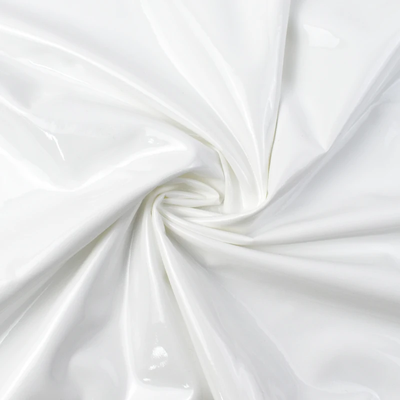 

Meetee 50/100*145cm Color Glossy PU Leather Fabric Elastic Mirror Sewing Fabrics Sexy Dress Soft Delicate Cloth DIY Accessories