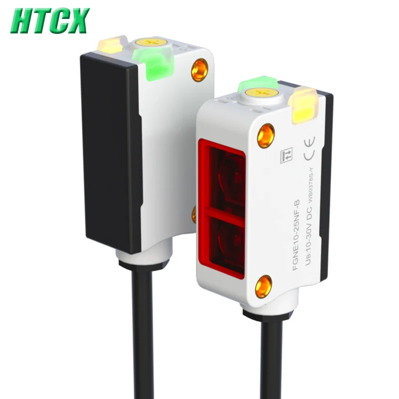

New Background suppression photoelectric induction switch sensor FGN10-25NF-B square infrared visible light CX-442 FGNE10-30NF-B