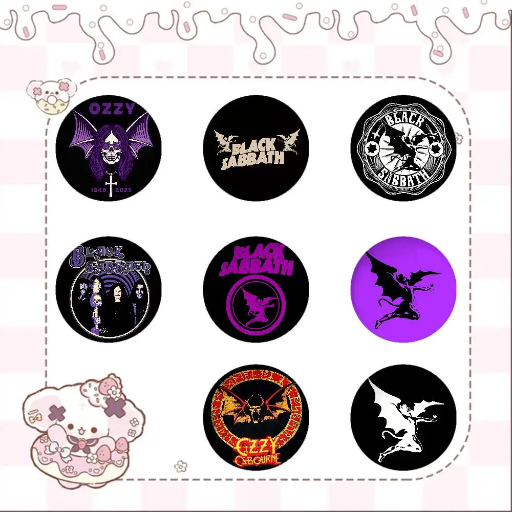 Coo-Black Sabbath-OzzyS Abzeichen aus Weichblech, Anstecknadel, Brosche, Metall-Emblem, individueller Schmuck, Accessoires für Hut, Tasche, Revers