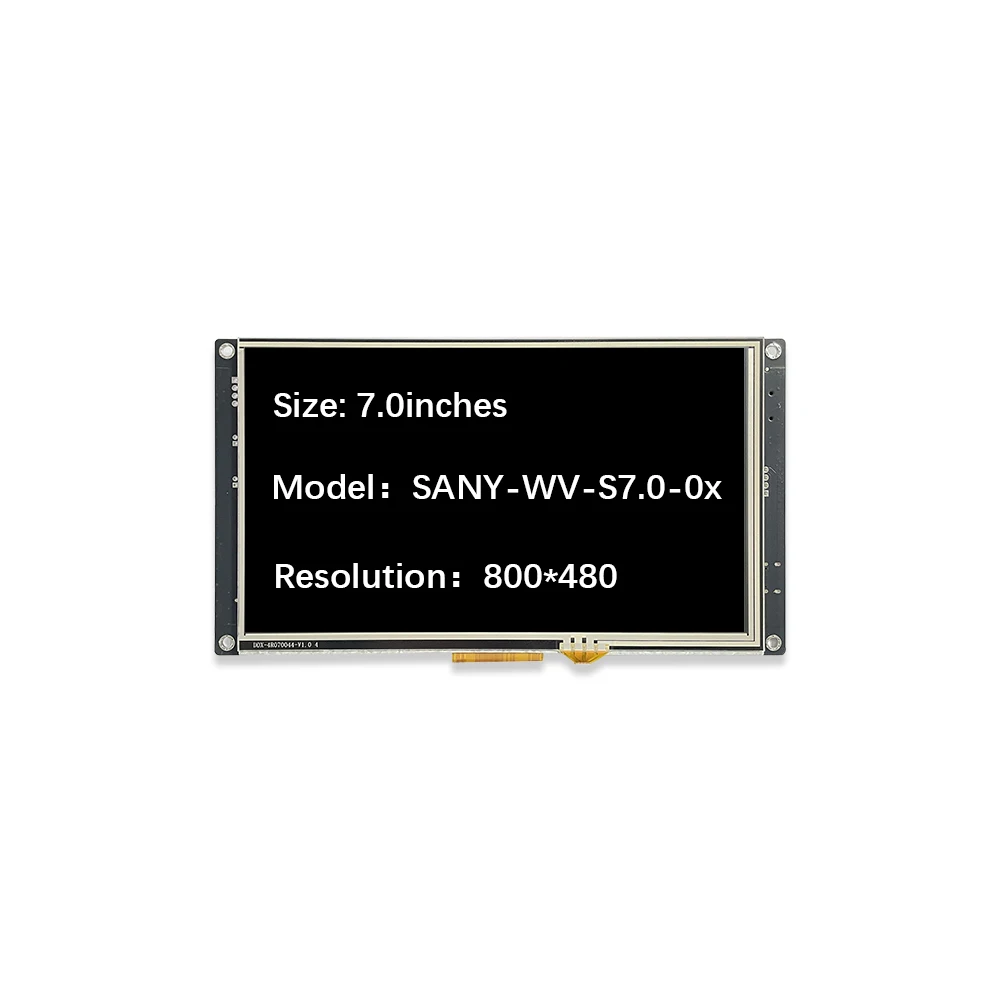 SANYI 7inch TFT LED Backlight Display Module 1024x600 Resolution LVTTL/RS485 Interface Supported SD Card