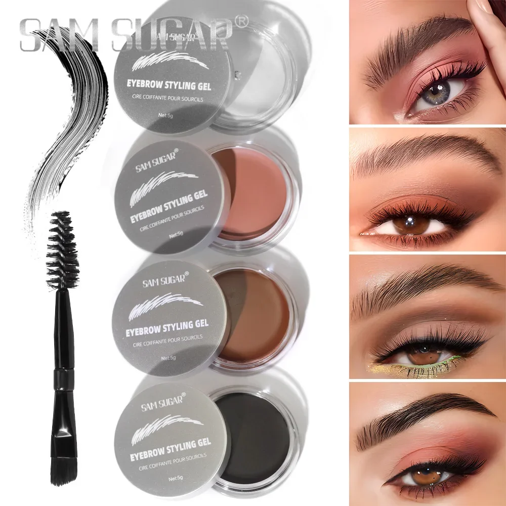 샘 슈거 아이브로우 스타일링 젤 롱래스팅 방수 땀 방지 내추럴 3D 투명 아이브로우 젤