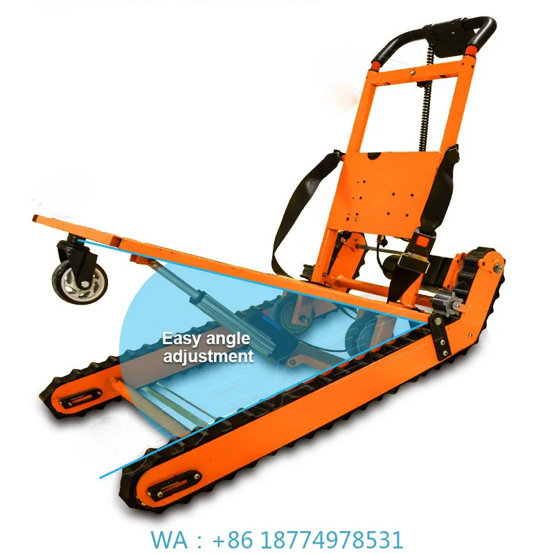 Motorized Lithium Heavy Duty Dolly Electric Stair-Climbing Cargo Lifter Powered Stair Transport Trolleys Folding