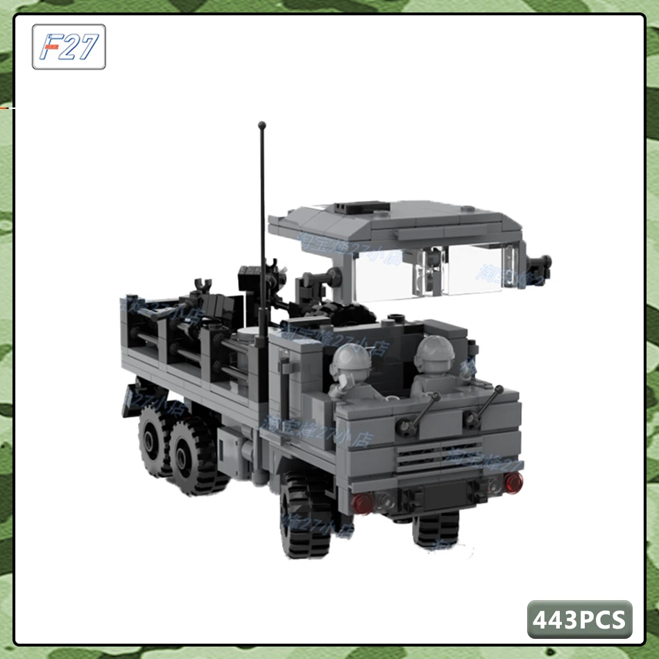 MOC Military Series Build Block US Army WARRIOR  Infantry Fighting Vehicle Building Block Model Bricks Toy Kit Children Toy Gift