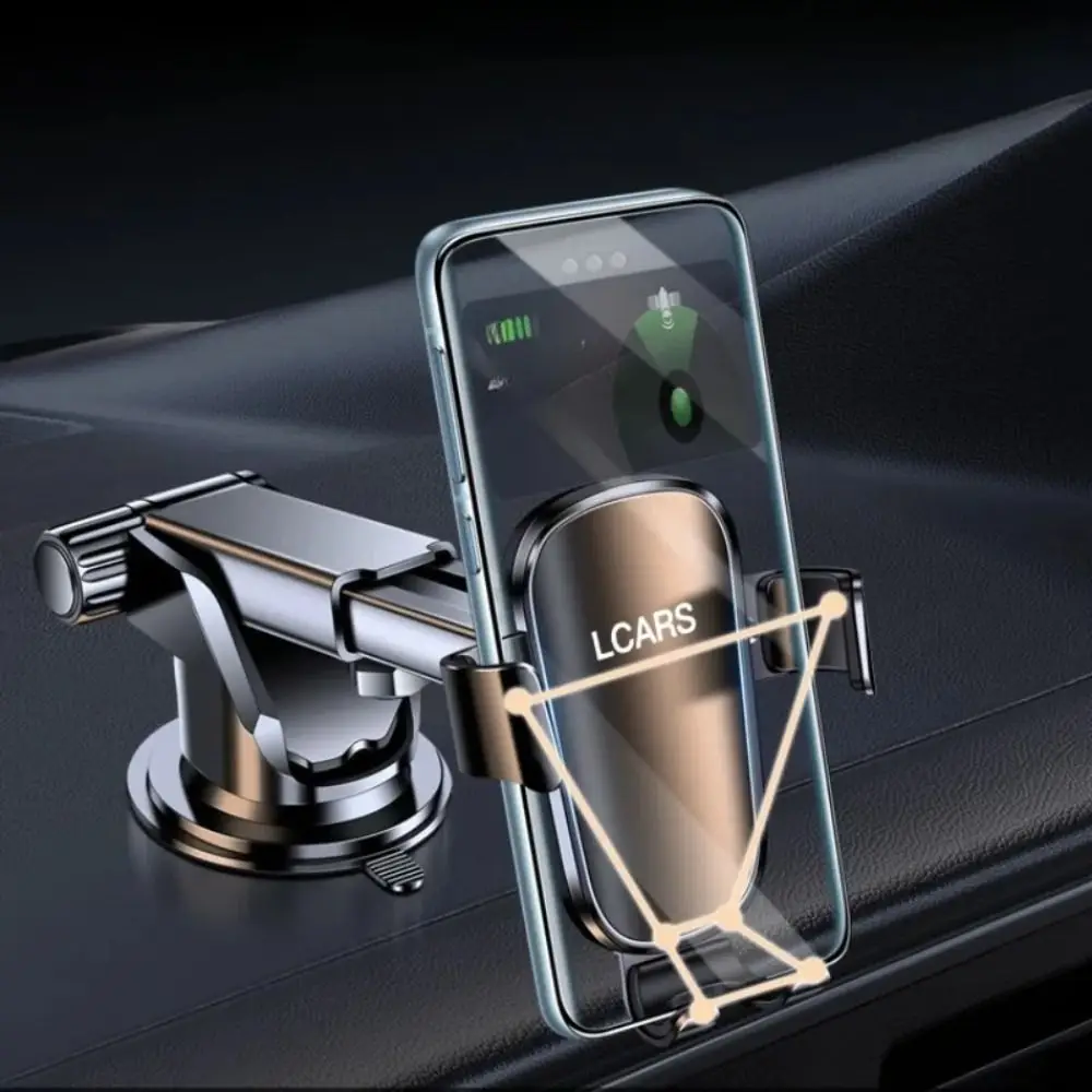 

Вращающийся на 360 градусов автомобильный держатель для телефона, зажим для консоли, антивибрационный держатель для мобильного телефона, регулируемый съемный автомобильный навигационный кронштейн