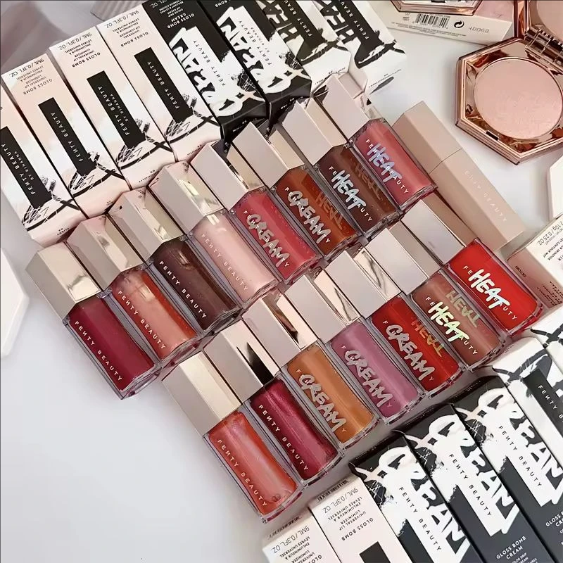 베스트셀러 럭셔리 메이크업 펜티 뷰티 투명 립 글레이즈 미러 글리터 립 글로스 밤 섹시 립 플럼퍼 립스틱 화장품