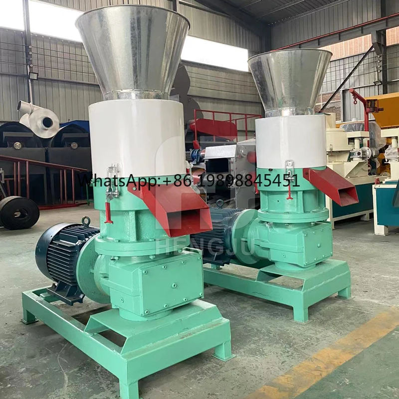 Machine de fabrication de granulés de bois, matrice plate, moulin à granulés de bois, livraison à la porte