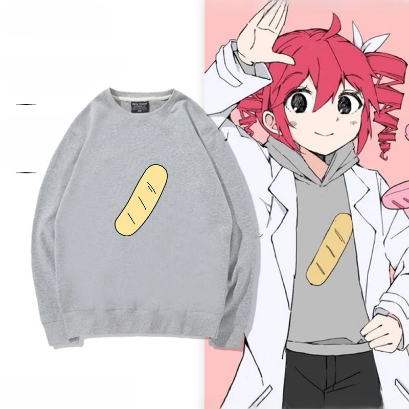 

ex Long Sve Hoodie Pure Cotton Virtual Singer Teto Bread Pattern Print Comfortable Loose Fit Youthful Sle