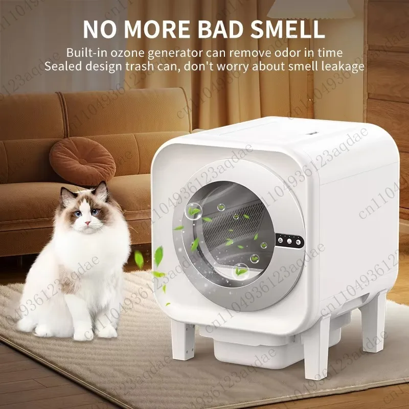 Smart Litter Box XL Pro-70L Automatic Cleaning Litter Box with AI Health Monitoring  Smart Litter Box XL Pro-70L Self-Cleaning