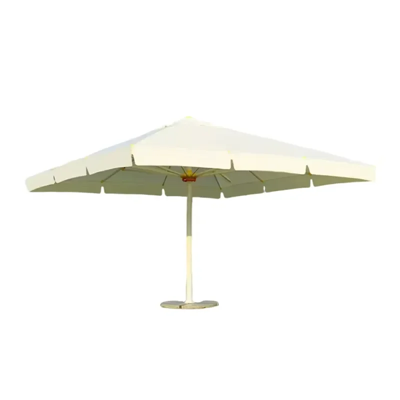Heavy Waterproof Foldable Beach Umbrella with Granite Base for Outdoor Furniture Hotel Garden & Villa Use