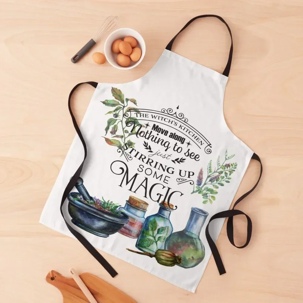 

The Witches Kitchen Stirring up some Magic Spells and Potions. Apron Cooking Customizable Woman Kitchens Apron