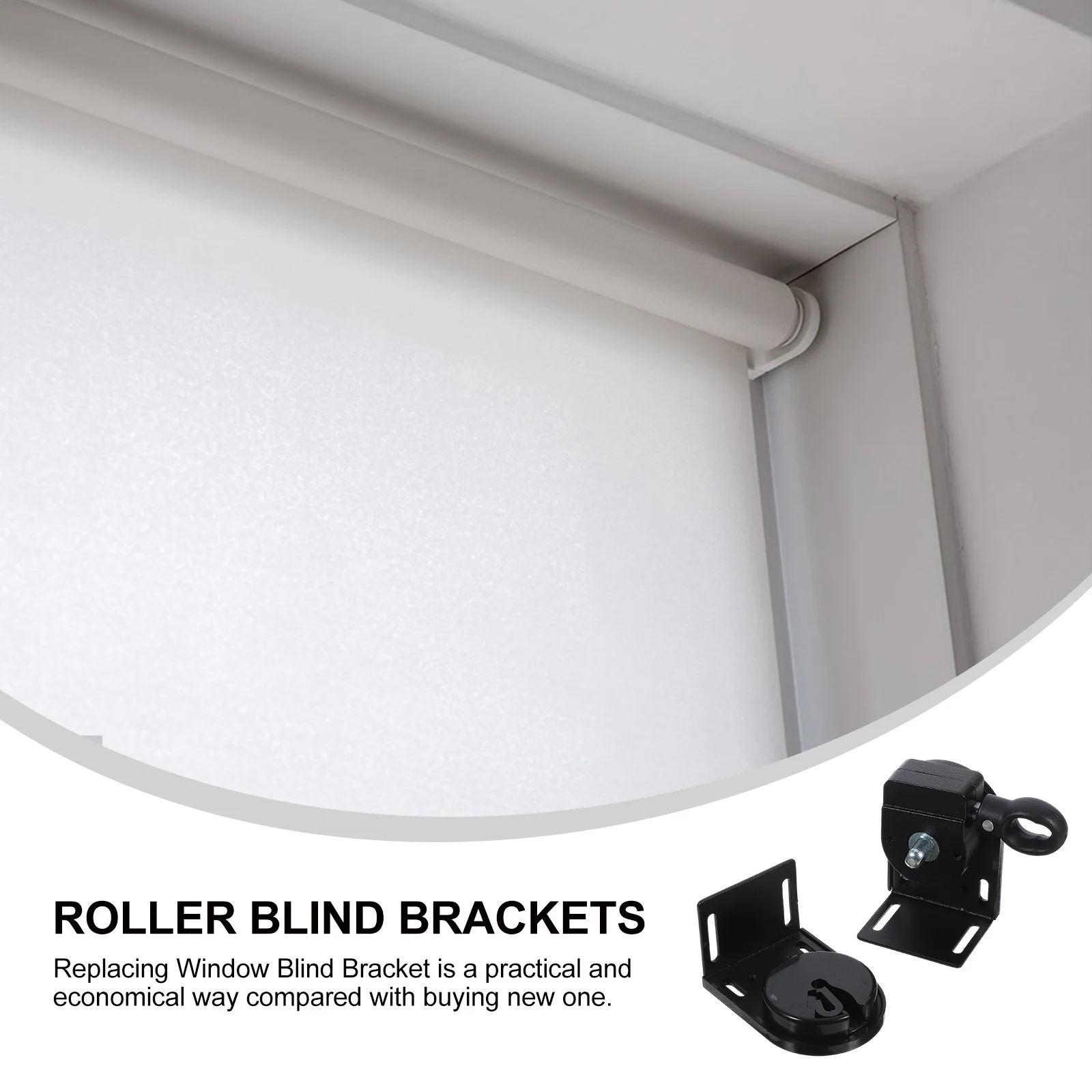 

1Set Window Blind Bracket Stable Material Lightweight Compact Roller Shade Fittings Replacement Parts Roller Blinds Replacement
