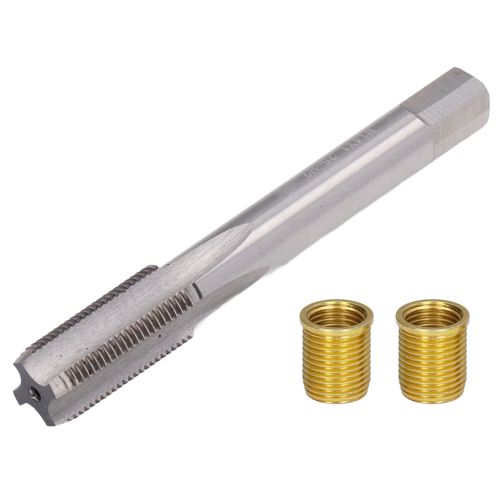 ZK40 Spark Plug Thread Hole Repair Tools Metal M12x1.25 Inserts M14x1.25 Tap 14mm Rethreaded Kit