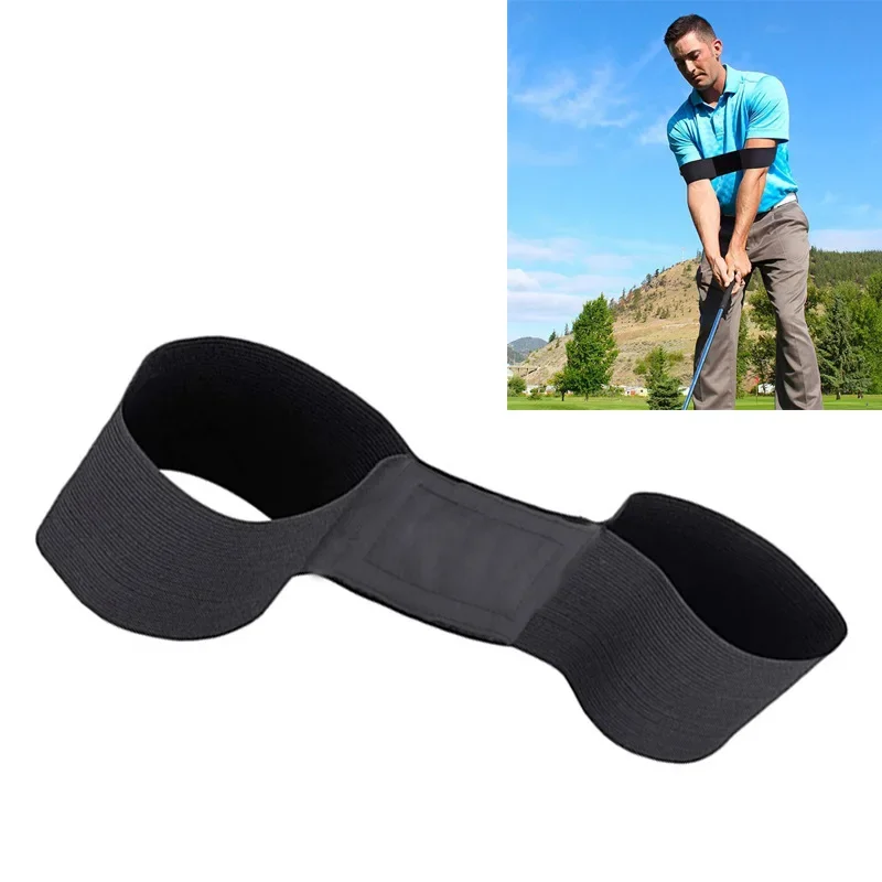 1PC Professional Elastic Golf Swing Trainer fascia da braccio Golf Swing Gesture Corrector per uomo donna principianti