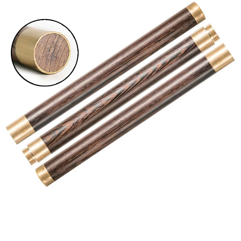 Martial Arts Wood Stick Kung Fu Training Stick Wu Shu Rod Equipment Weapen  Durable Copper Cap  Chicken Wing Wood1.1-2 Meter