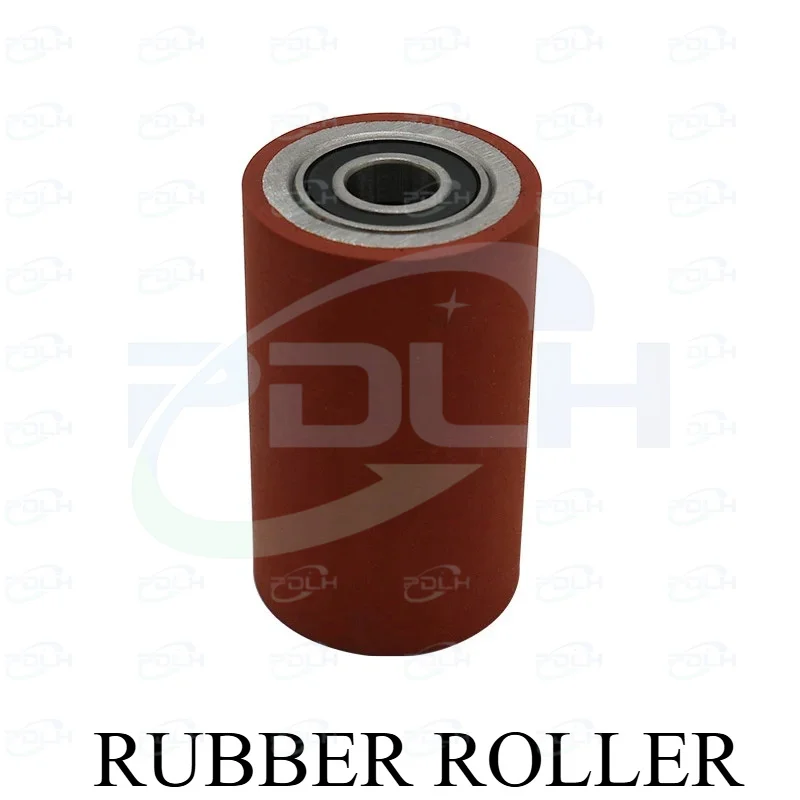 Excellent Rubber Wheel with Bearing for Woodworking Manual Edgebanding Machine Edge Bander Parts 4Pieces RBR128