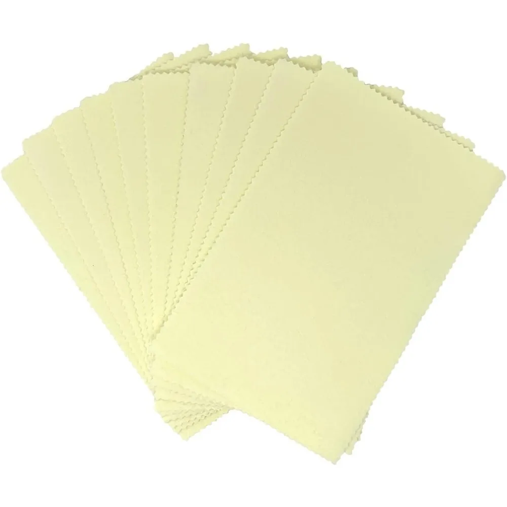 

Набор из 10 полировальных салфеток для серебра, золота, латуни и медных украшений