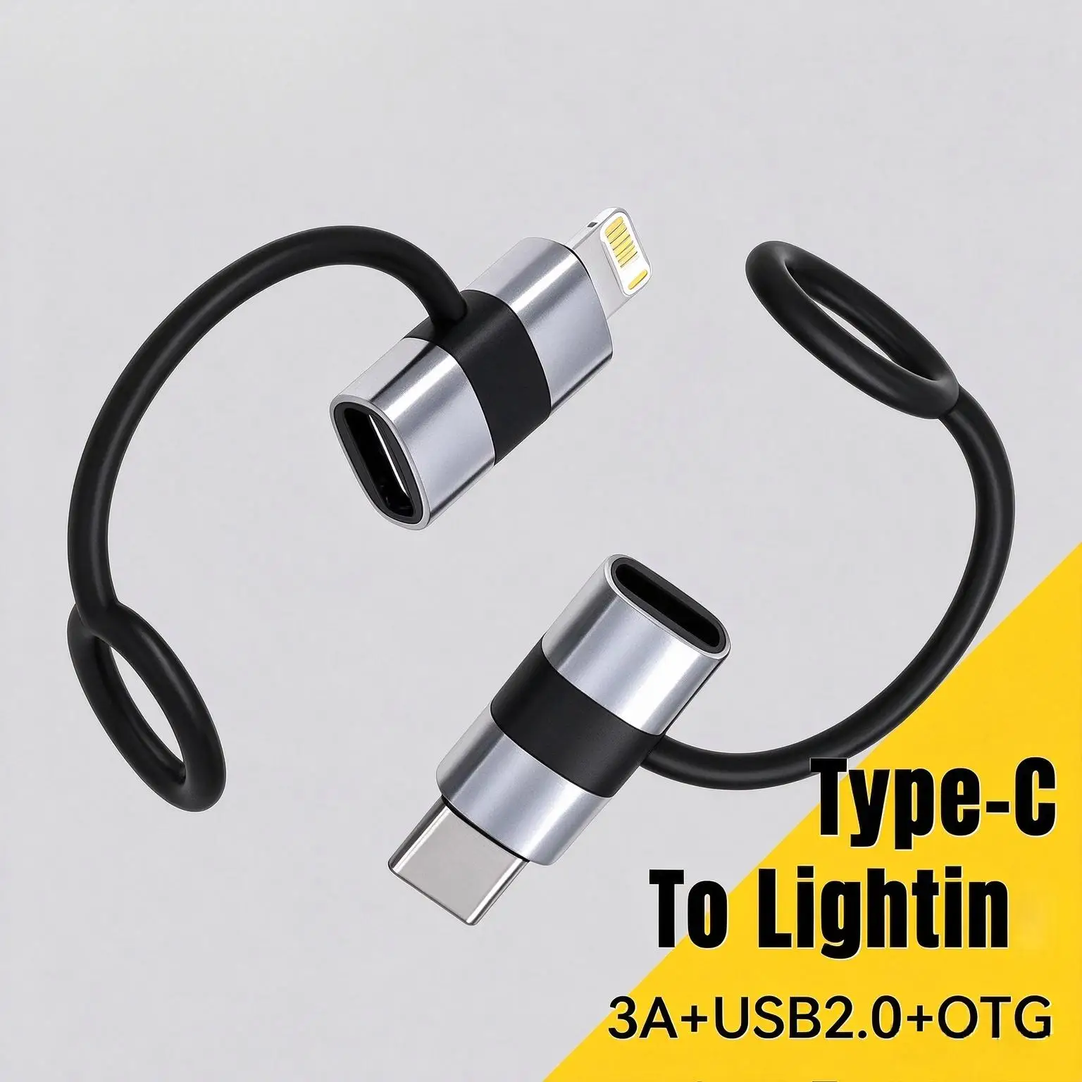 PD30W USB Type C To iOS Adapter For iOS Male To Type C Female Converter For iPhone 15 14 13 12 11 Macbook Fast Connector