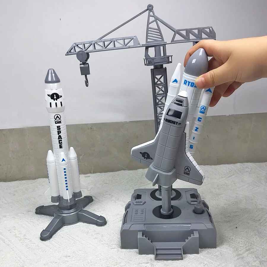 Launch rockets, spacecraft, children's toys, aviation models, rocket launch stations, spacecraft, astronaut spacecraft