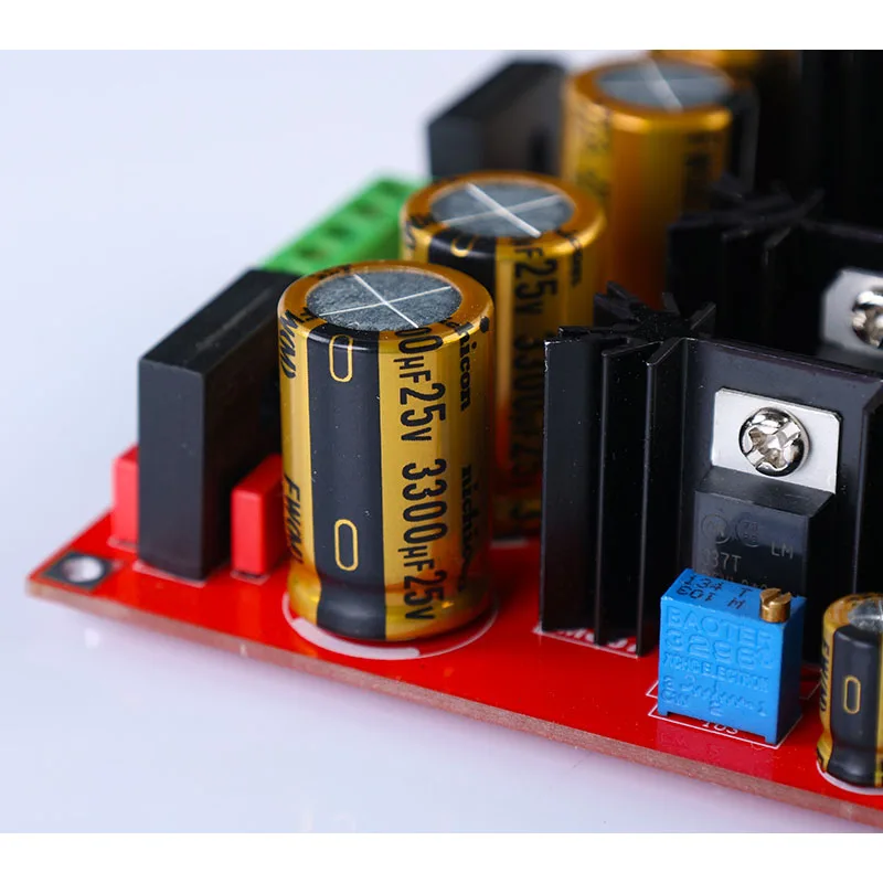 HiFi Audio Single Power Supply Dual Power Supply  LM317 LM337 Two Groups Independent Voltage Regulator Board Step-down Module
