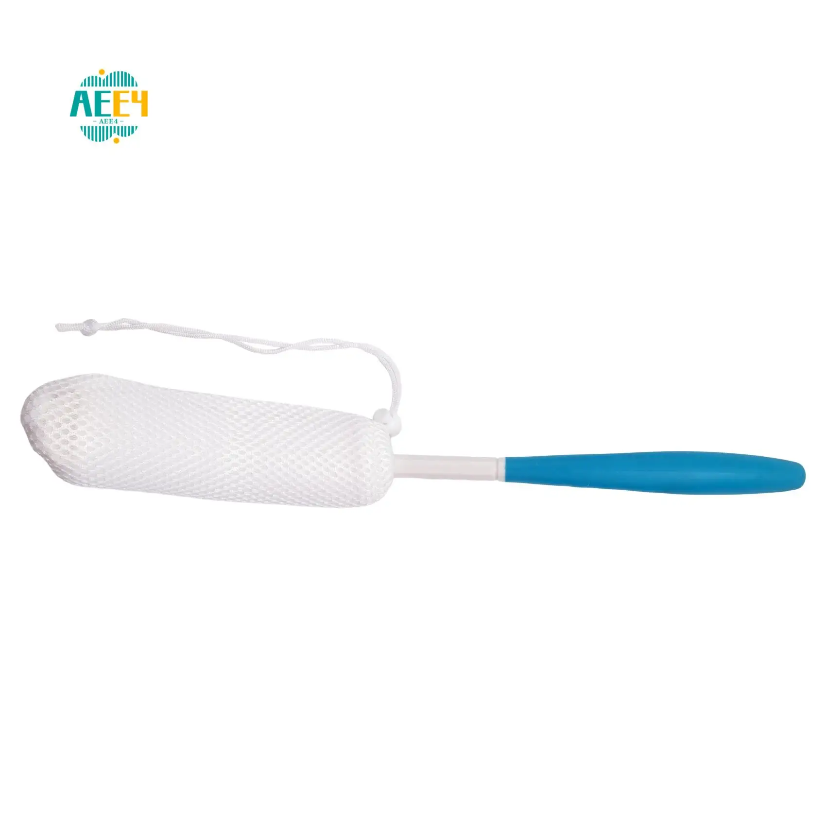 

AEE4-Сточка для душа на спине, простая в использовании щетка для тела с нескользящей ручкой, длинная изогнутая щетка для душа, подходит для душа для пожилых людей