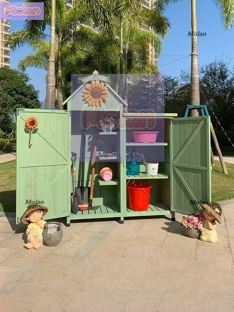 

Outdoor storage cabinets, garden tool rooms