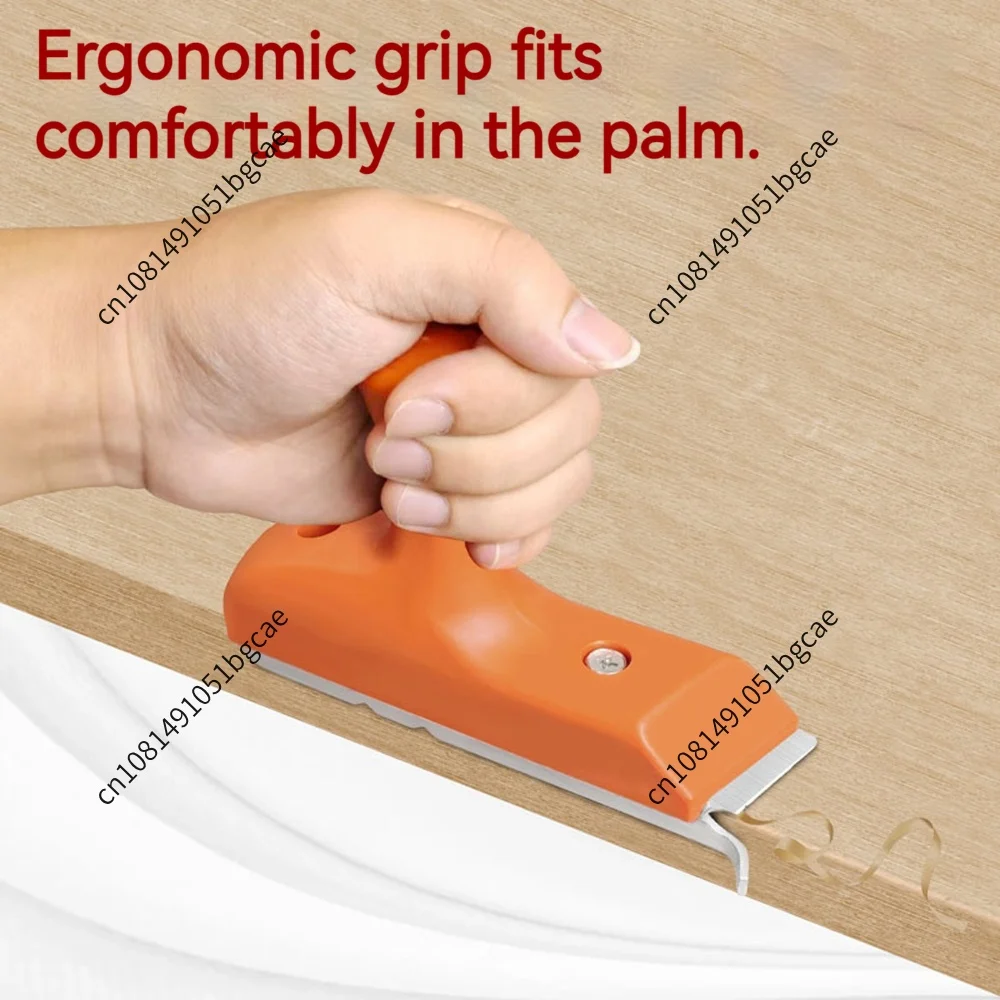 3-in-1 Edge Banding Trimmer Handheld Right Angle Arc Deburring Scraper Woodworking Edge Cutter