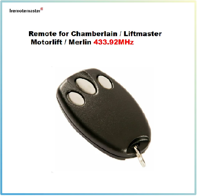 transmissor manual 433mhz para controle remoto de porta de garagem liftmaster 94335e 9747e 1a5478 01