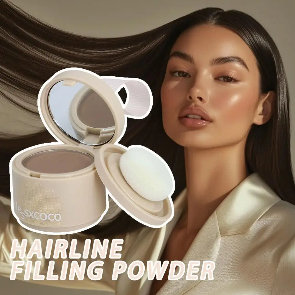 

3Colors Hairline Powder Hair Shadow Powder Fluffy Instantly Conceals Natural Root Cover Up Hair Line Powder Hair Loss Product
