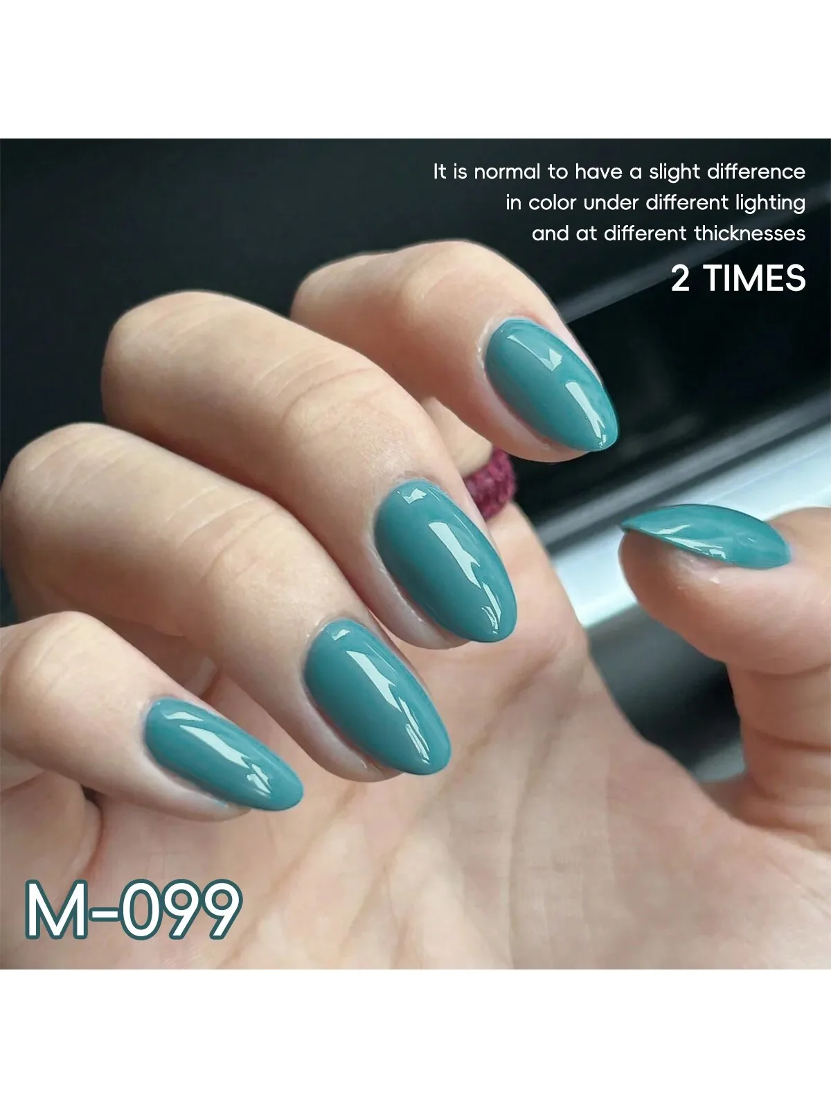 Set di 4 smalti per unghie gel UV LED color turchese da 15 ml, nail art semipermanente, gel per salone di bellezza fai da te per manicure di qualità salone