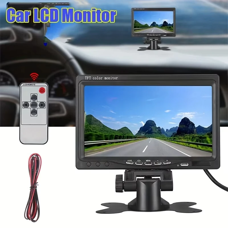 7 Inch 1080p Display 24V Waterproof Backup Reverse Camera with Night Vision for Trucks 1 Year Warranty