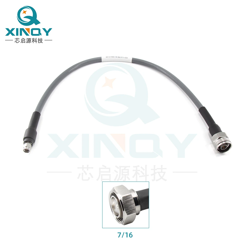 DIN 7/16 Low Loss Stable Phase Cable Assembly 6G N/L29 High Power Extended RF Connection