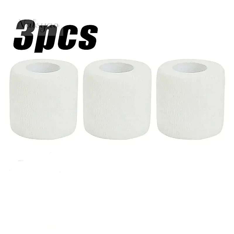 Sports Tape for Wrist Ankle Sprains Swelling Boxing 5cm 7.5cm 10cm White Self Adhesive Cohesive Elasticity Bandage First Aid