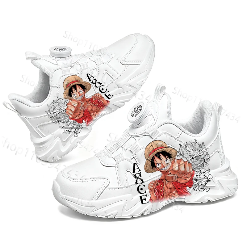 

Luffy Print Children Boys Girls Shoes Hot Selling Interesting Popular High Quality Basketball Sports Shoes Size 28-39